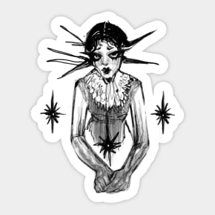 Star girl Sticker